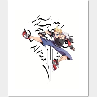 FF8 Zell Logo Blanco Posters and Art